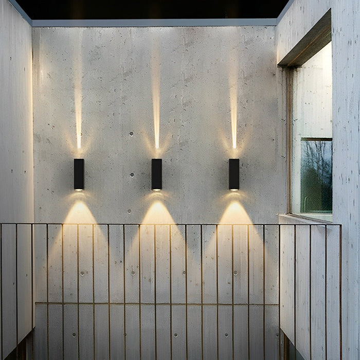 Up and Down LED Wall Light - Outdoor Waterproof - Aluminum Sconce for Corridor, Staircase, Wall
