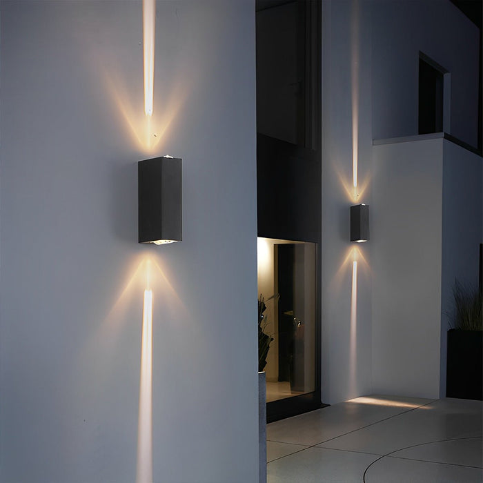 Up and Down LED Wall Light - Outdoor Waterproof - Aluminum Sconce for Corridor, Staircase, Wall