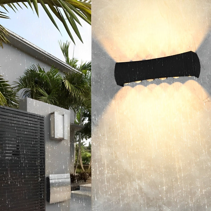 Up and Down LED Wall Washer Light - Outdoor and Indoor Aluminum Wall Sconce for Corridors and Stairs