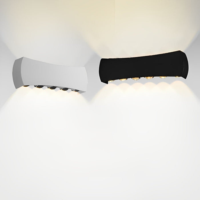 Up and Down LED Wall Washer Light - Outdoor and Indoor Aluminum Wall Sconce for Corridors and Stairs