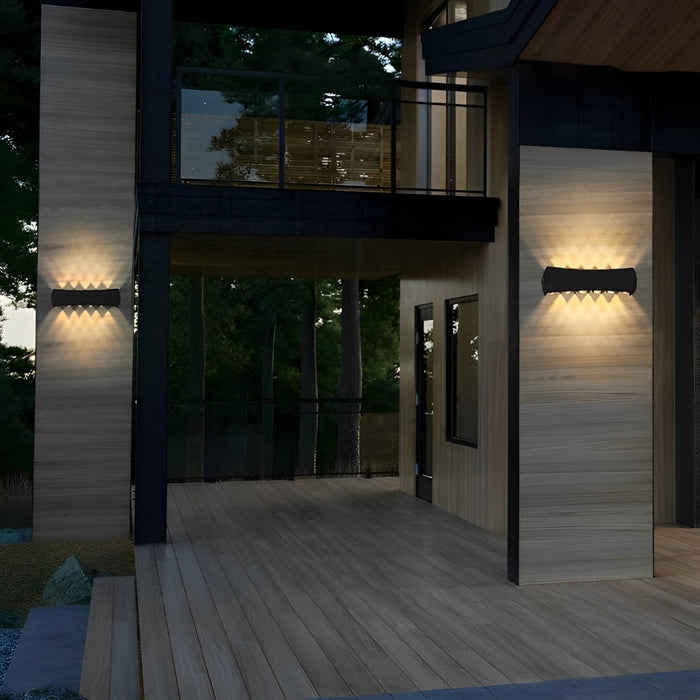 Up and Down LED Wall Washer Light - Outdoor and Indoor Aluminum Wall Sconce for Corridors and Stairs