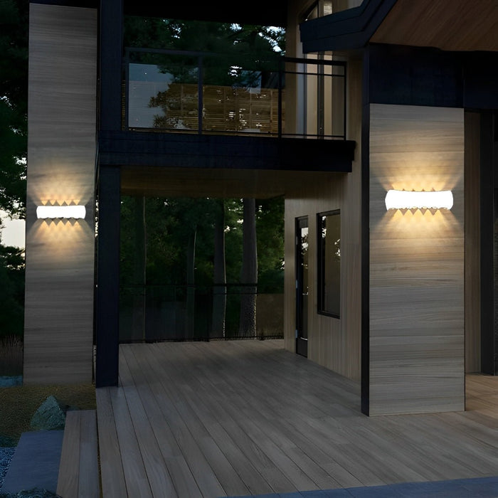 Up and Down LED Wall Washer Light - Outdoor and Indoor Aluminum Wall Sconce for Corridors and Stairs