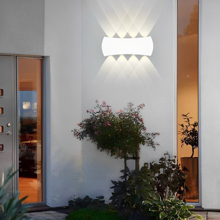 Up and Down LED Wall Washer Light - Outdoor and Indoor Aluminum Wall Sconce for Corridors and Stairs
