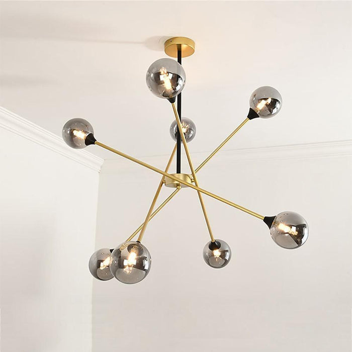 LED Modern Glass Sputnik Chandelier Pendant Light Hanging Lamp Island Lights