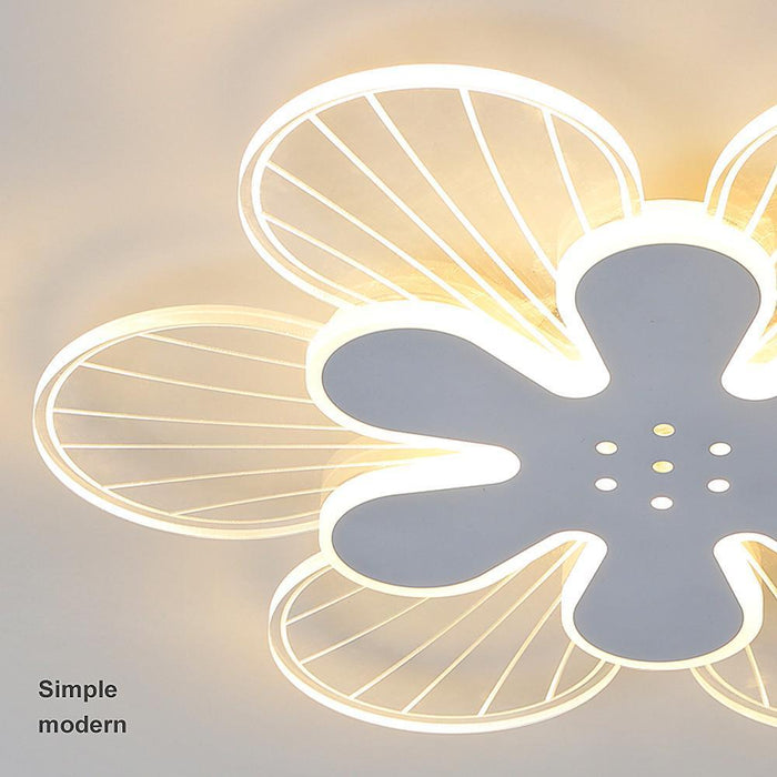 Novelty Stylish Flower LED Flush Mount Ceiling Light for Bedroom