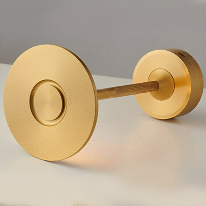 LED Table Lamp - USB Dimmable Dish, Rechargeable, 3 Color Temperatures, Modern Minimalist Design