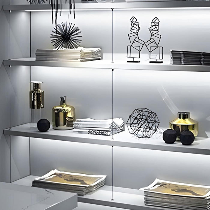 Recessed LED Flexible Linear Light - USB Powered, Waterproof, Touch Sensitive, Dimmable, Under Cabinet / Mirror Lighting