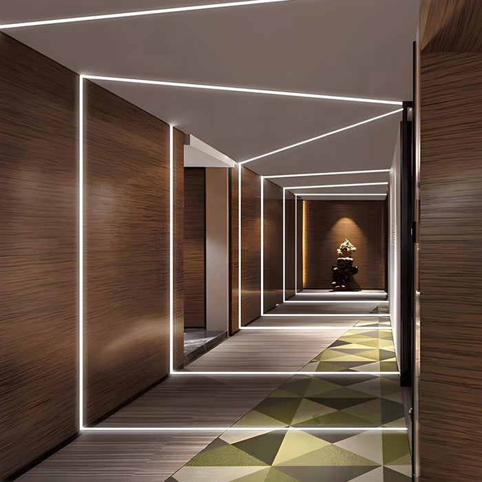 Recessed LED Flexible Linear Light - USB Powered, Waterproof, Touch Sensitive, Dimmable, Under Cabinet / Mirror Lighting