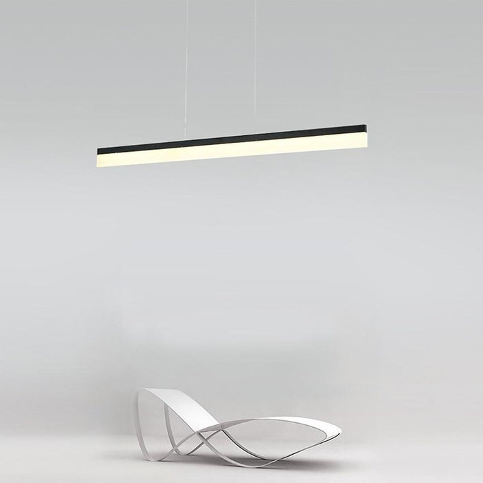 Aluminum Acrylic Kitchen Island Pendant Lights Elongated Linear Pendant Lighting