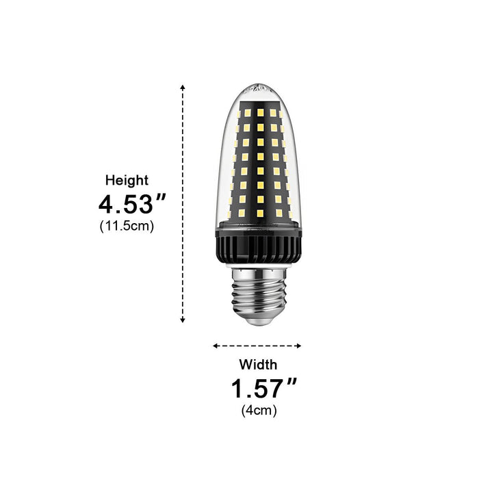 Vintage Aluminum Full Spectrum LED Light Bulb - Energy Efficient Lighting - Indoor Use