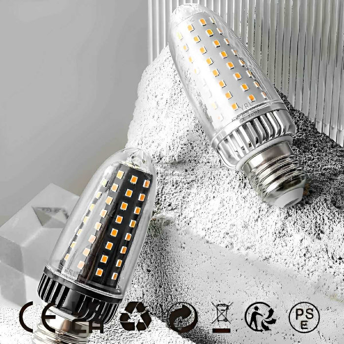 Vintage Aluminum Full Spectrum LED Light Bulb - Energy Efficient Lighting - Indoor Use