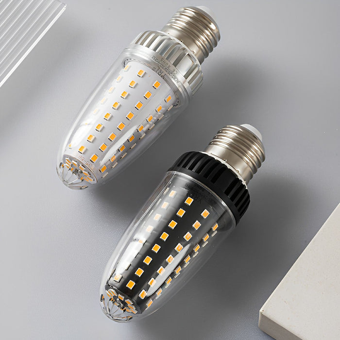 Vintage Aluminum Full Spectrum LED Light Bulb - Energy Efficient Lighting - Indoor Use