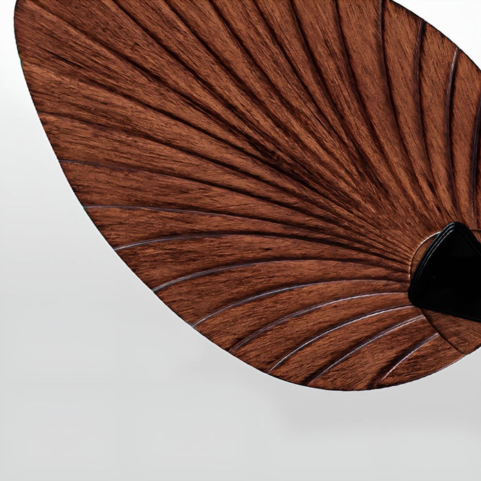 Ceiling Fan - Vintage Imitation Palm Leaf Design - 6-Speed Reverse Frequency Motor