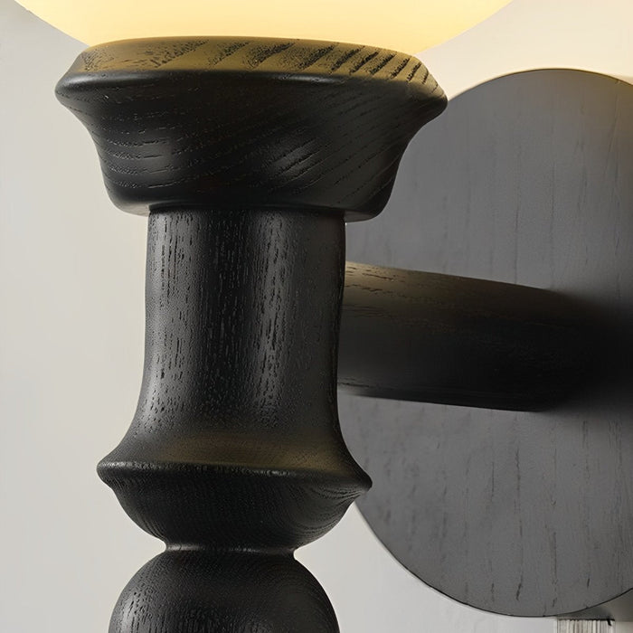 Indoor Globe Wall Sconces - Vintage Farmhouse Style, Mid Century Dimmable LED Lighting