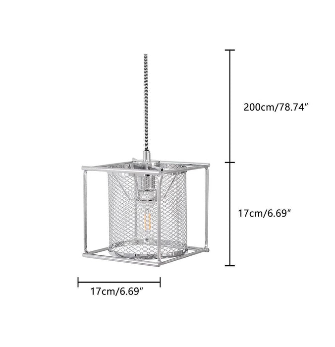 Industrial Bauhaus Pendant Light, Indoor LED Ceiling Fixture, Dining Room/Kitchen Accent