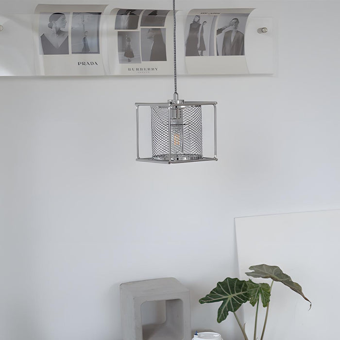 Industrial Bauhaus Pendant Light, Indoor LED Ceiling Fixture, Dining Room/Kitchen Accent