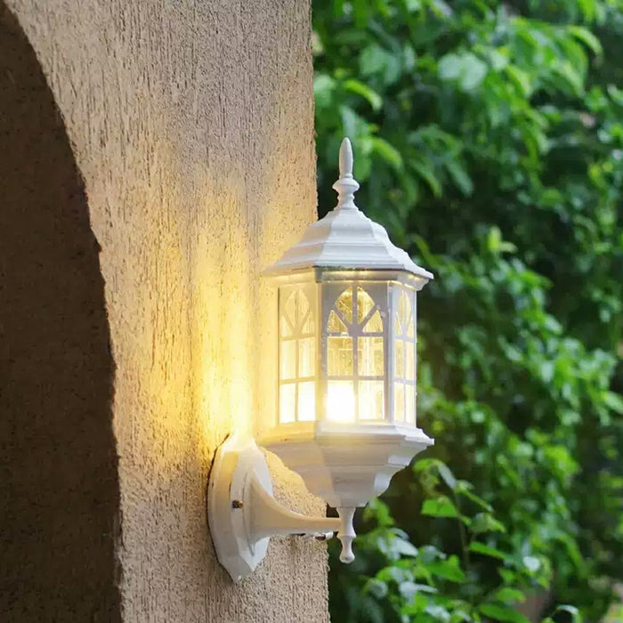 Vintage Rustic Outdoor LED Wall Sconce, IP56 Waterproof, Die-cast Aluminum, Porch/Patio/Yard Light