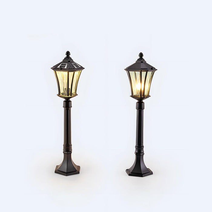 Vintage Waterproof Solar Tower Outdoor LED Landscape Lighting - Pathway, Driveway, Patio