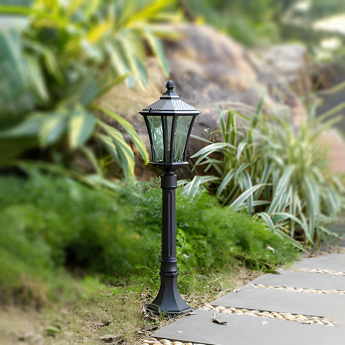 Vintage Waterproof Solar Tower Outdoor LED Landscape Lighting - Pathway, Driveway, Patio