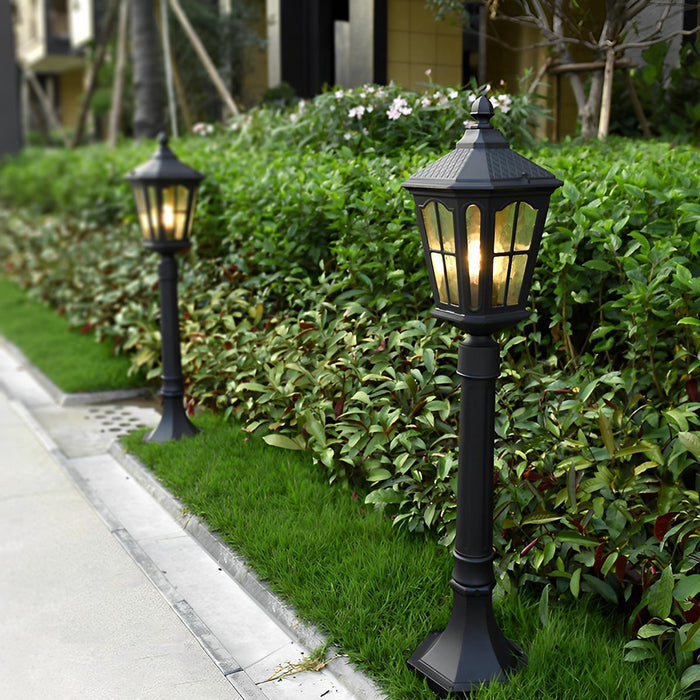 Vintage Waterproof Solar Tower Outdoor LED Landscape Lighting - Pathway, Driveway, Patio