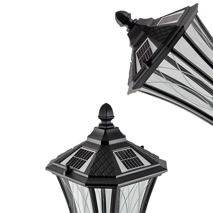 Vintage Waterproof Solar Tower Outdoor LED Landscape Lighting - Pathway, Driveway, Patio