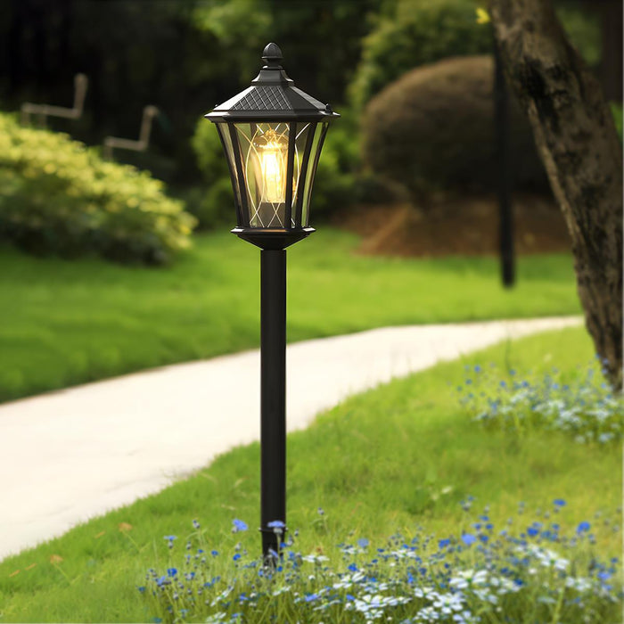 Vintage Waterproof Solar Tower Outdoor LED Landscape Lighting - Pathway, Driveway, Patio