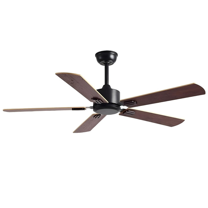 Ceiling Fan - Vintage DC Motor, 6-Speed Reverse Frequency, 5-Blade Design