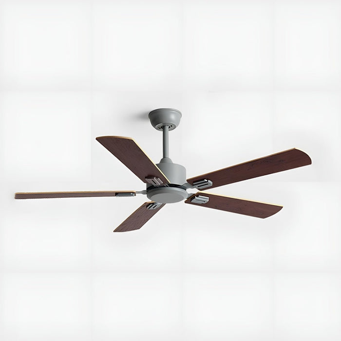 Ceiling Fan - Vintage DC Motor, 6-Speed Reverse Frequency, 5-Blade Design