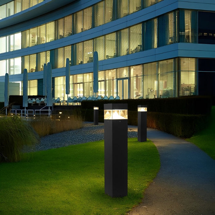 Minimalist LED Landscape Bollard Light, Waterproof IP54 Outdoor Pathway/Garden/Lawn