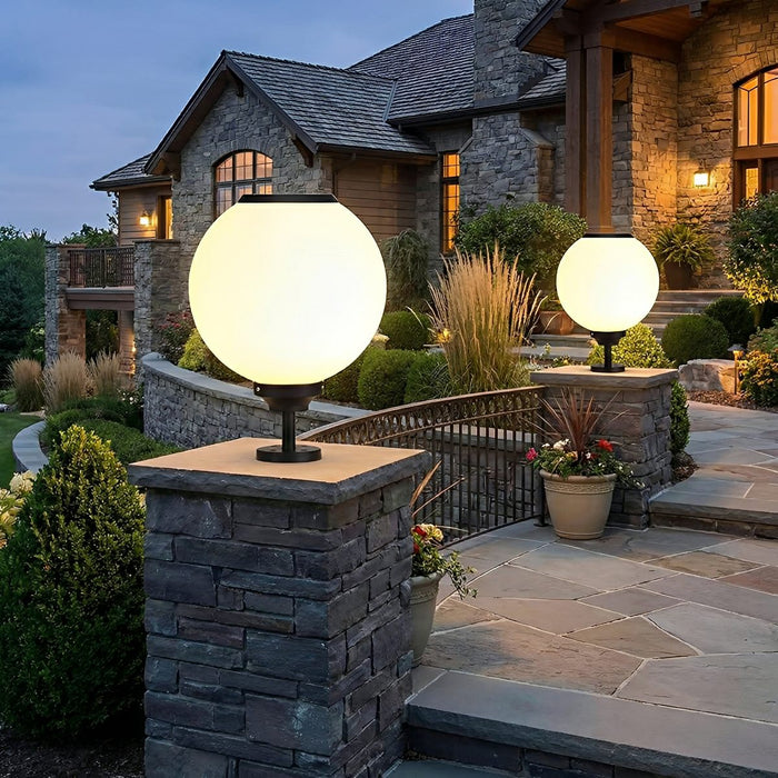 Solar Powered LED Post Cap Light, Dusk to Dawn Sensor, Waterproof for 4x4/5x5/6x6 Fence Deck or Patio