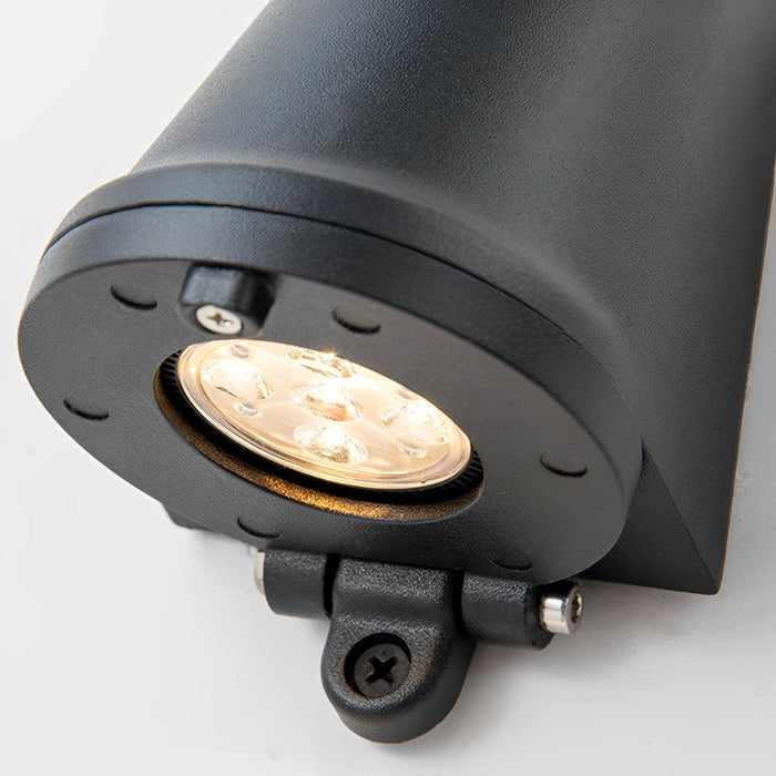 Bell Shaped LED Outdoor Wall Sconce, Waterproof, Hardwired, Curb Appeal, Security Lighting for Patio/Porch/Yard