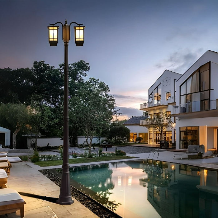Outdoor Street Lights - Modern, Black, Waterproof, Durable, for Pathways / Gardens