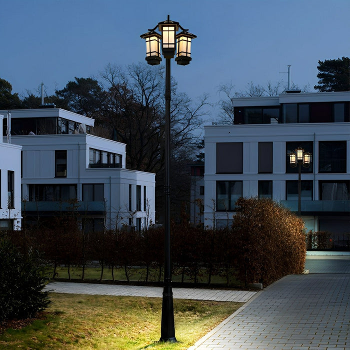 Outdoor Street Lights - Modern, Black, Waterproof, Durable, for Pathways / Gardens
