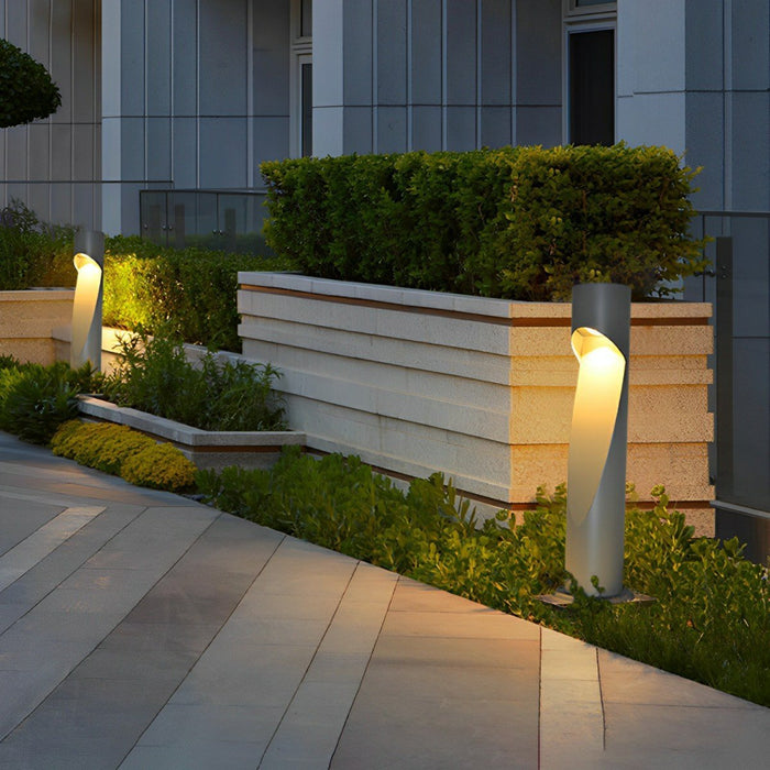 Waterproof Bollard Outdoor Grass Pathway Light - Modern Garden Lighting, Landscape Accent