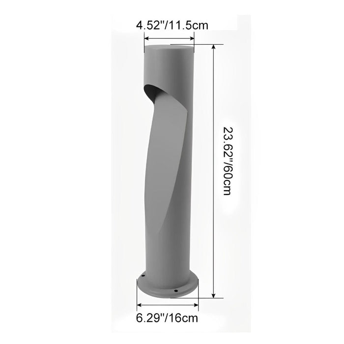 Waterproof Bollard Outdoor Grass Pathway Light - Modern Garden Lighting, Landscape Accent