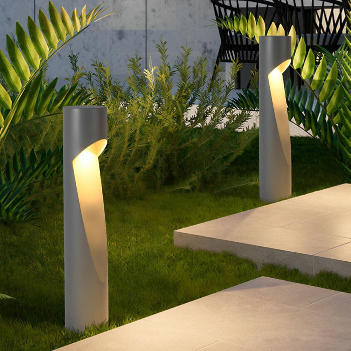 Waterproof Bollard Outdoor Grass Pathway Light - Modern Garden Lighting, Landscape Accent
