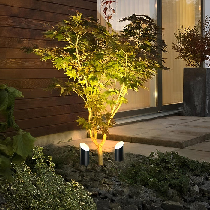 Cylinder LED Spot Light - Outdoor Landscape Lighting, Pathway Illumination