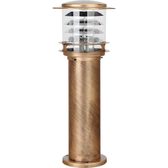 Cylinder Tiered LED Outdoor Landscape Lighting - Modern Lawn Lamp Post, Garden Pathway Light