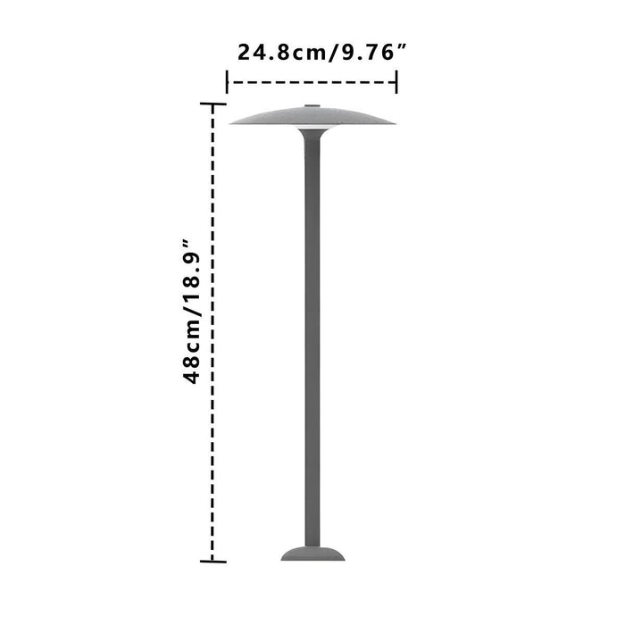 Dome Mushroom LED Outdoor Landscape Light - Waterproof Design / Garden Pathway Illumination, Durable