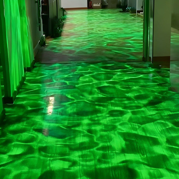 Waterproof Dynamic Water Wave LED Spot Light, Landscape Accent, Ambient Lighting for Patio/Yard/Events