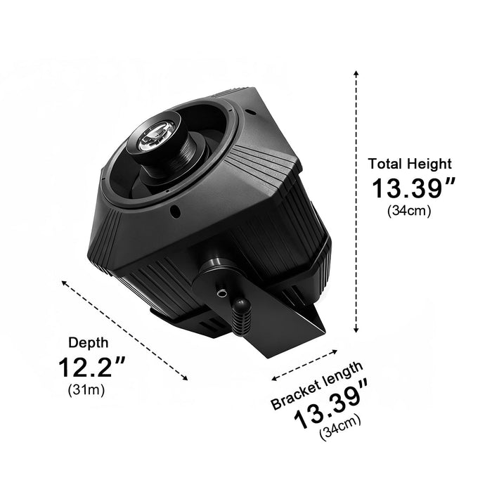 Waterproof Dynamic Water Wave LED Spot Light, Landscape Accent, Ambient Lighting for Patio/Yard/Events