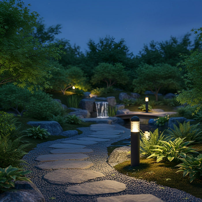 Aluminum Pillar Post Column Lamp - Outdoor Waterproof Garden Light, Patio Landscape Fixture, Courtyard Pathway Lighting