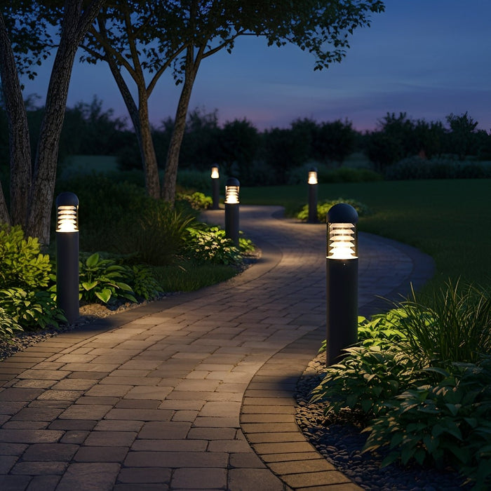 Aluminum Pillar Post Column Lamp - Outdoor Waterproof Garden Light, Patio Landscape Fixture, Courtyard Pathway Lighting