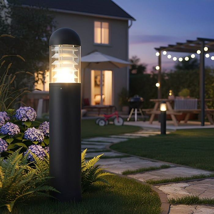 Aluminum Pillar Post Column Lamp - Outdoor Waterproof Garden Light, Patio Landscape Fixture, Courtyard Pathway Lighting