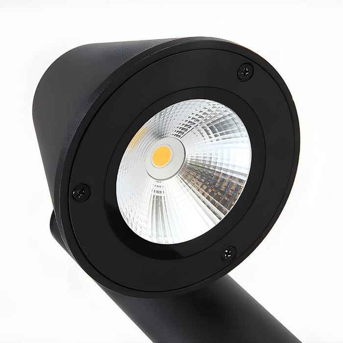 Waterproof Flash Black Column Outdoor Street Pole Light - Landscape Lamp Post, Garden Pathway Driveway Yard