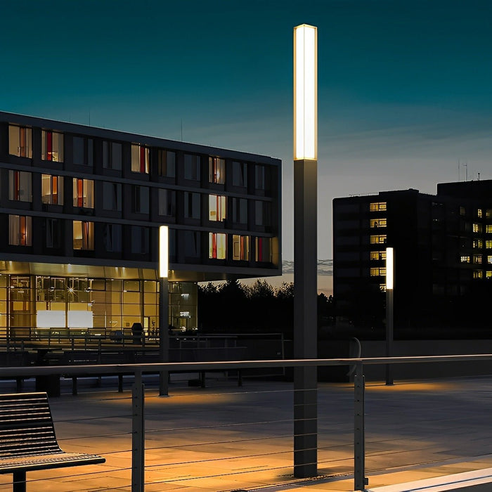 Outdoor High Pole Post Lights - Waterproof Decorative Pathway Lighting, Villa Courtyard - Hardwired Landscape Illumination