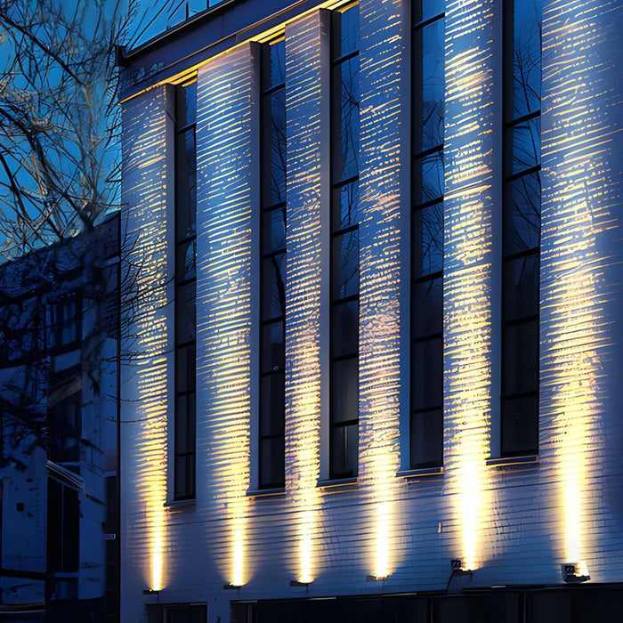 Waterproof IP65 LED Modern Architectural Wall Light, Exterior/Building Spotlight, Die Cast Aluminum Sconce