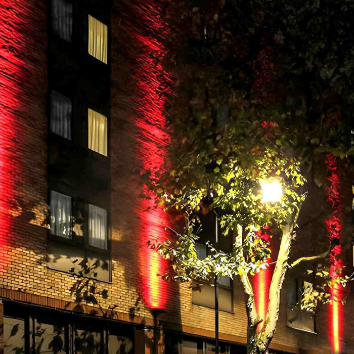 Waterproof IP65 LED Modern Architectural Wall Light, Exterior/Building Spotlight, Die Cast Aluminum Sconce
