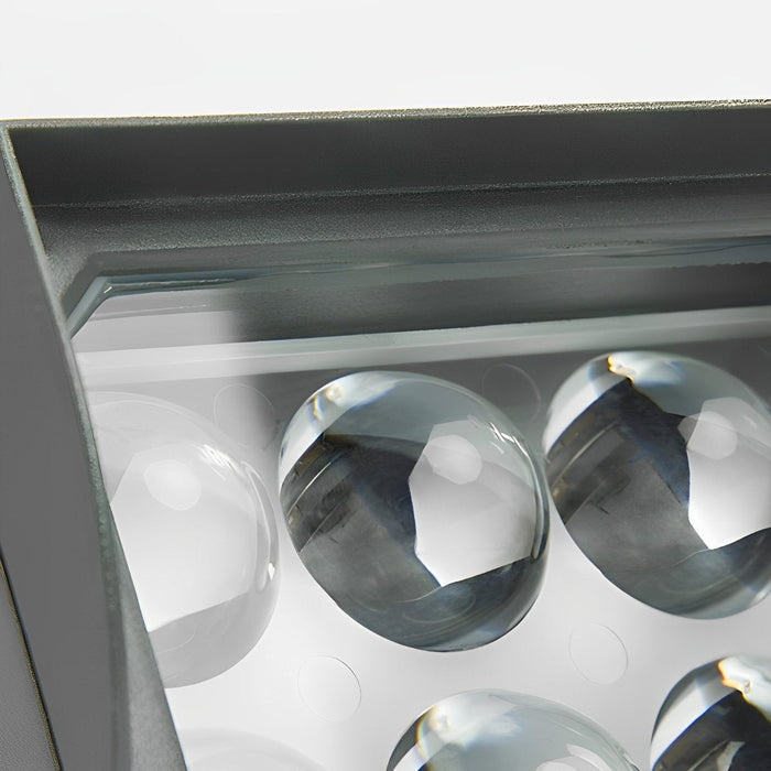 Waterproof IP65 LED Modern Architectural Wall Light, Exterior/Building Spotlight, Die Cast Aluminum Sconce