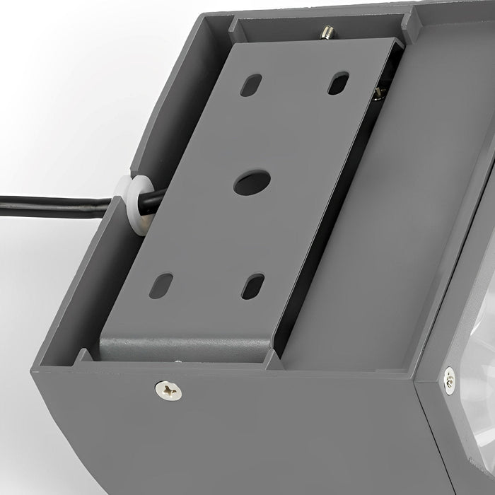 Waterproof IP65 LED Modern Architectural Wall Light, Exterior/Building Spotlight, Die Cast Aluminum Sconce